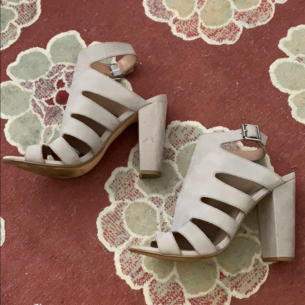 Steve Madden Calie Grey Heels